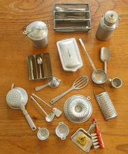 Antikes Alugeschirr,  Mülleimer, Gugelhopf, Schöpfer, Milchkanne, um 1920- 30