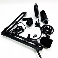 FIFINE USB Gaming Mikrofon, RGB Dynamische Mikrofone Set