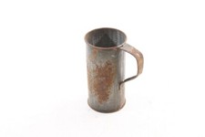 Alter becher metall liter - becher, 0,5