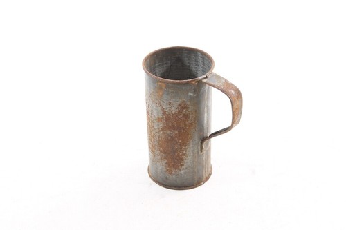 Alter becher metall liter - becher, 0,5