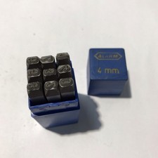 Schlagzahlen Stempel Schlagstempel Schriftgröße 4 mm  (750)