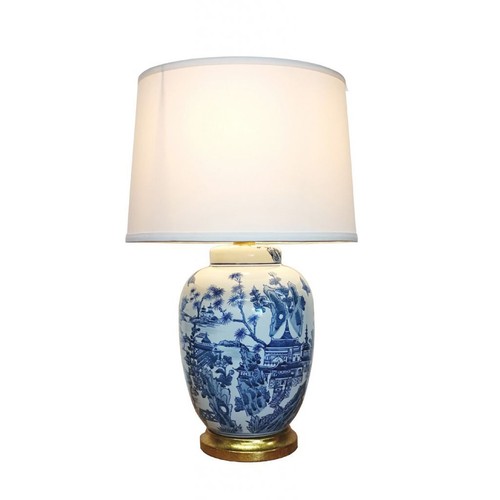 Blau weiß chinesische blumen - blau,