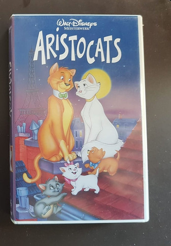 Walt disneys vhs aristocats - disneys,