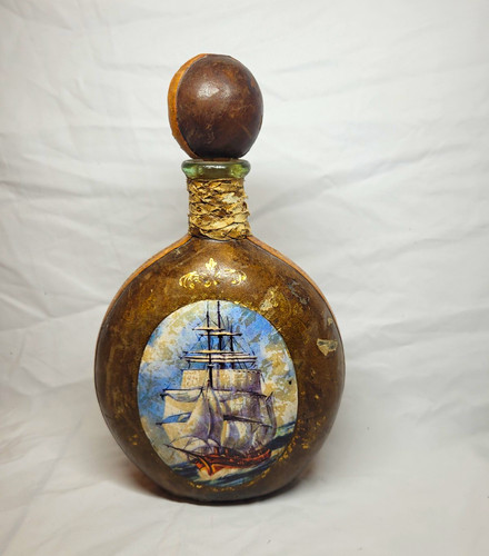 Dekorative sammlerflasche rund - dekorative,
