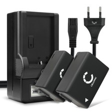 2x Ersatz Akku für Panasonic DMW-BMB9 DE-A84A DMW-BMB9E 800mAh + Ladegerät