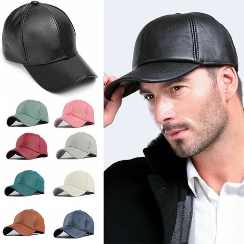 Herren basecap leder - herren,
