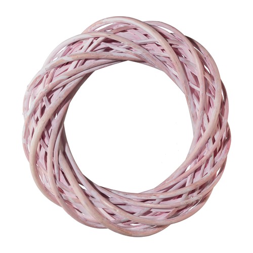 Rattan kranz rosa - rattan, Ø