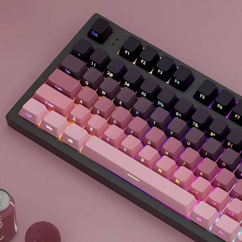 Gradient keycaps side printed - gradient,