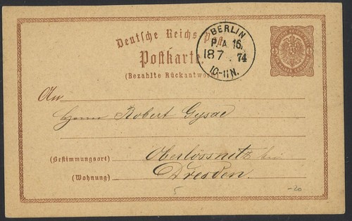 Deutsches reich 1874 - deutsches,