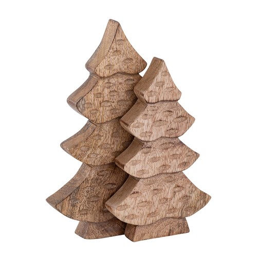 Dekofigur baum 2er set - dekofigur,