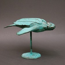 Bronzefigur Meeresschildkröte