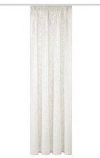 Kombibandschal Vorhang Gardine Softy Leinenstruktur Uni Natur-Optik 140x245cm