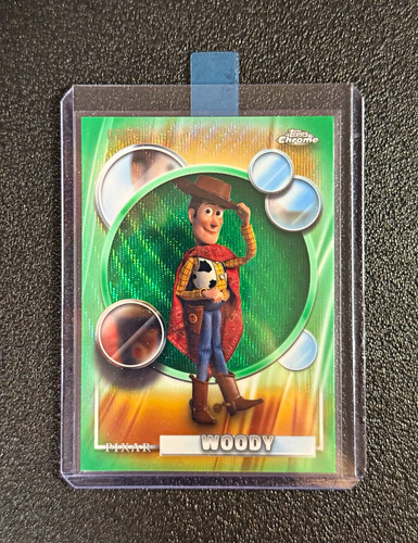 Topps chrome toy - story, pixar