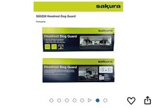 ✅ Sakura Hundegitter fürs Auto | Headrest Dog Guard | universal