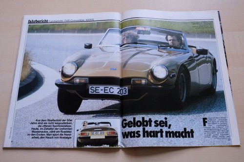 Rallye racing 1979 tvr - rallye, 3000
