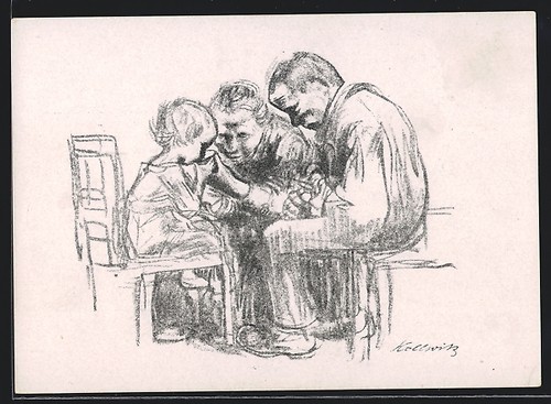 Künstler käthe kollwitz - künstler-ak,