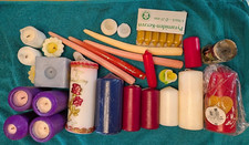 4,3 kg Kerzen div. Formen OVP - NEU + gebraucht - Hobby Kerzengießen Wachs