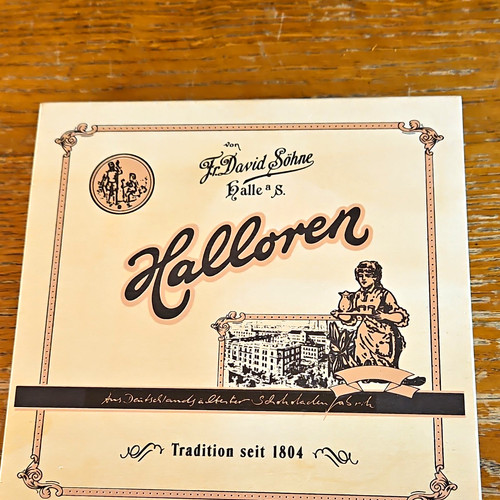 Halloren holzkiste schachtel - halloren, holzkiste/schachtel