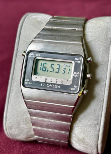 Omega lcd chronograph cal - cal, 1620