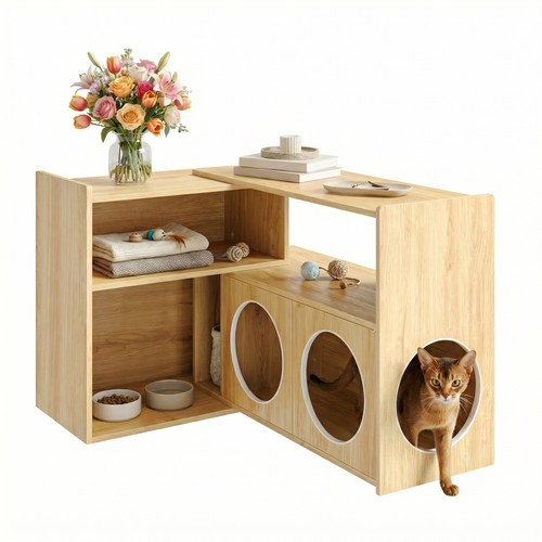 Katzenklo schrank holzoptik - katzenklo,