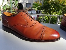 LUDWIG REITER 81612 Oxford Herr Goodyear Schuhe Leder Austria Gr.42,5(UK8,5) TOP