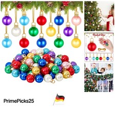 72 Mini Weihnachtskugeln 16mm