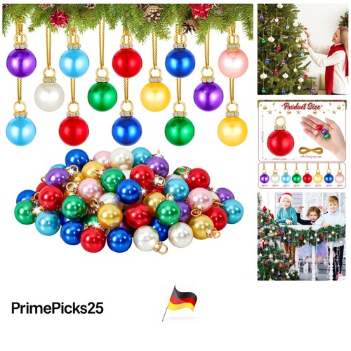Mini weihnachtskugeln 16mm - mini,