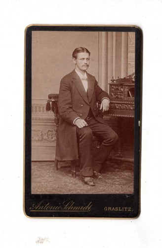 Cdv foto feiner - foto, herr