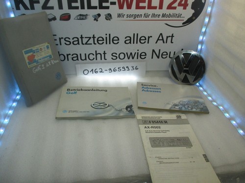 Golf bordmappe - vw, 3