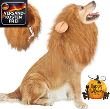 Hundekostüm Löwenmähne mit