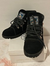 Boots Stiefelette Wanderschuhe Dirndl Gr. 38 schwarz 19,-€