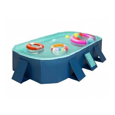 Everkeen Faltbarer Pool (2.6M) Nicht-aufblasbarer Tragbarer Schwimmbad