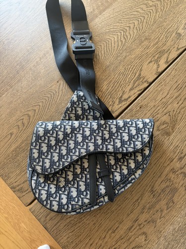 Dior saddle bag - herren, oblique