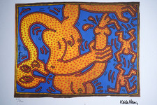 Keith haring lithographie - lithographie, in