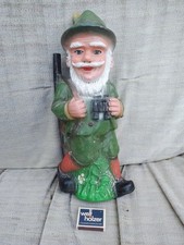 Gartenzwerg von Zeho Jäger mit Gewehr und Fernglas Deko