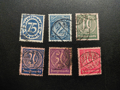 Dienstmarken minr 69 74 - dienstmarken,, minr.