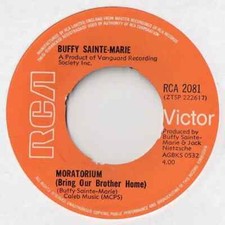 Buffy Sainte-Marie Soldier Blue PUSH-OUT CENTRE Vinyl Single 7inch RCA Victo