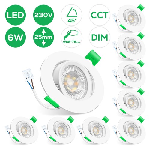 Schwenkbar led einbaustrahler - schwenkbar,
