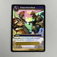 SCHAUMSTOFF SCHWERT RACK WOW WORLD OF WARCRAFT TCG UNBENUTZT GLADIATOREN BEUTEKARTE 3/3