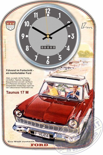 Oldtimer wanduhr motiv - motiv, ford