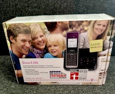 Sinus A 205 – Schnurlostelefon mit Anrufbeantworter, beleuchtetem Display  