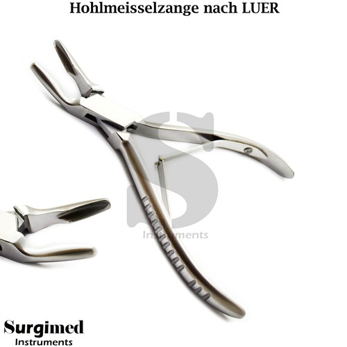 Luer hohlmeisselzange - hohlmeisselzange, 6''