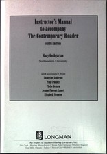 Instructor's manual to accompany: The Contemporary Reader Teachers Guide Goshgar