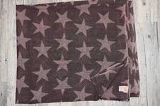 Becksöndergaard  Seide Wolle Schal Tuch Sterne ca. 115cm X 200cm