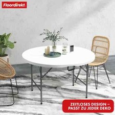 Klapptisch Runder weißer