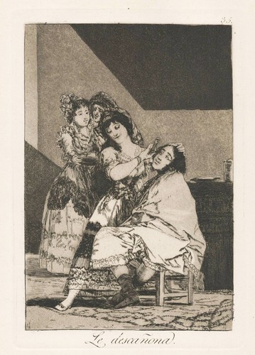 Francisco goya plate - de,
