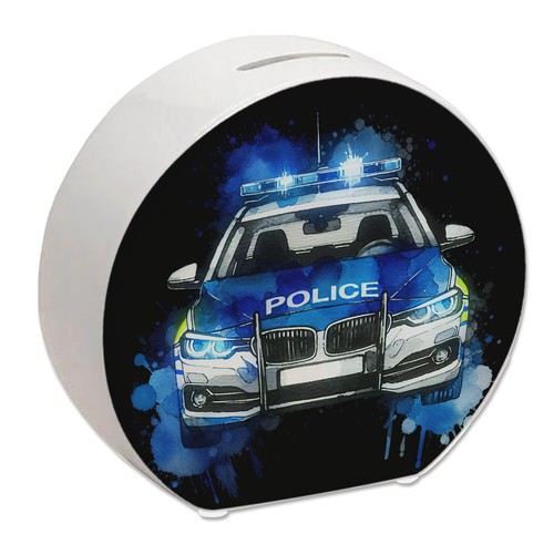 Polizeiauto spardose - polizeiauto,