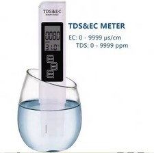 3in1 TDS/EC/TEMP Tester Wasserprüfung Wassertester für Trinkwasser Aquarien Pool