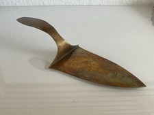 Vintage Tortenheber Messing Kuchenheber punziert /Handarbeit  ca. 1960 er Jahre