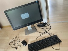Computer Monitur Dell W11B, Maus, Tastatur, Folie